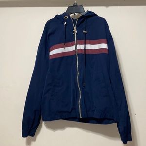 Navy Blue Windbreaker